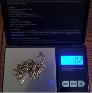 🌟 24 Inch 14k Solid Gold, Not Hollow. Diamond Cut Necklace. Unisex.🌟